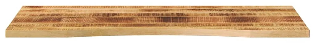 vidaXL Επιφάνεια Γραφείου Καμπύλη 120x50x2,5 εκ Μασίφ Ακατ. Μάνγκο
