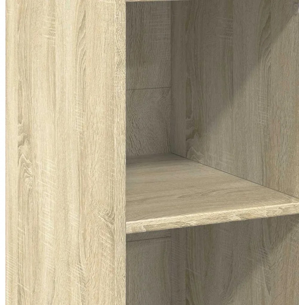 vidaXL Ντουλάπι Sonoma Δρυς 40x41x124 εκ. από Επεξεργασμένο Ξύλο