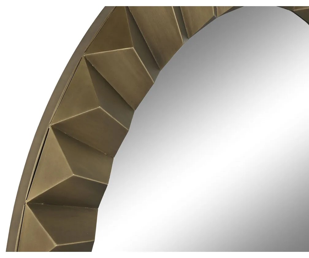 Τοίχο καθρέφτη Home ESPRIT Χρυσό Σύγχρονη 110,5 x 5,5 x 110,5 cm