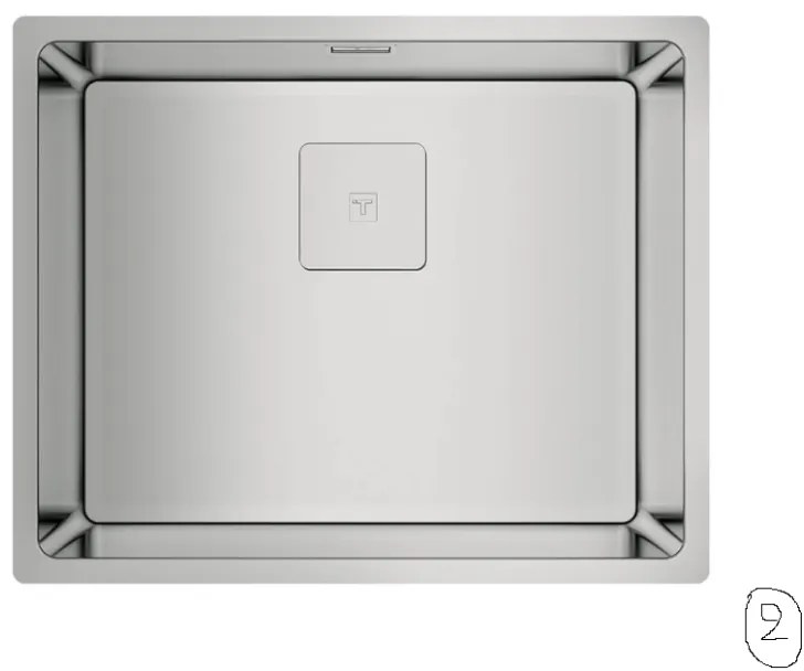Teka Top Linea 50.40 R15 Inox Ένθετος/Επίπεδος Λείος Νεροχύτης