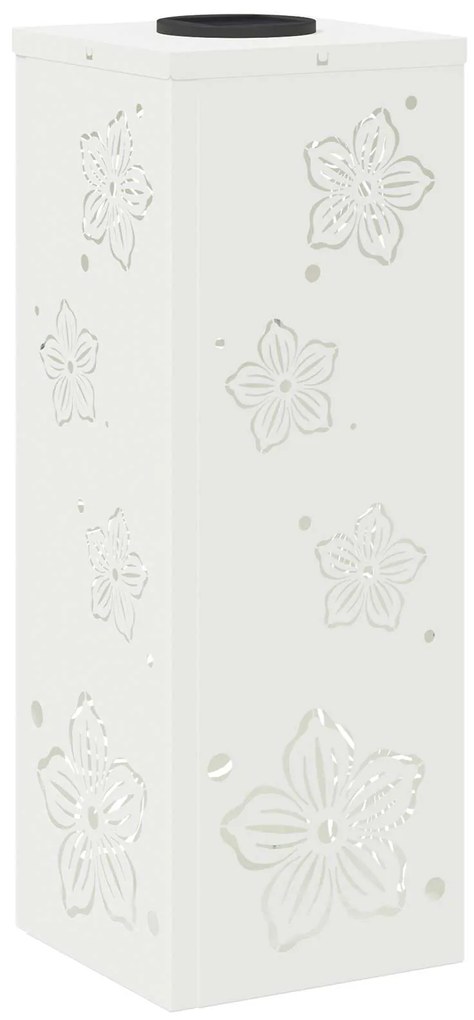 vidaXL Ηλιακό LED Φως Δρόμου 2 pcs Λευκό Κρύο Ρολαρισμένο Χάλυβα