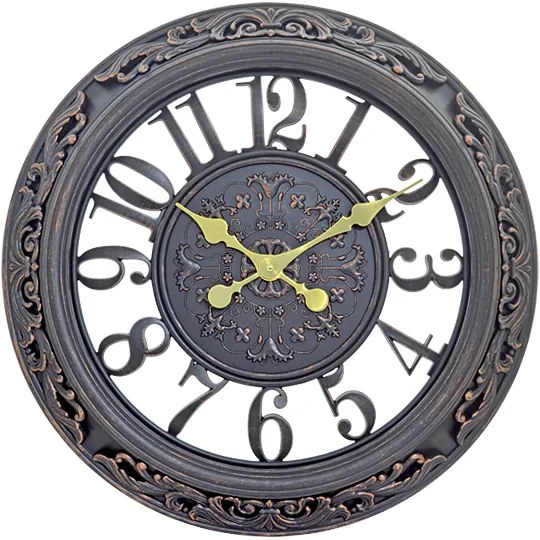 Ρολόι Τοίχου ArteLibre Μαύρο Πλαστικό Φ56cm-14740035