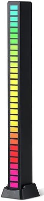 LED φωτορυθμικό φωτιστικό ZS52, RGB, 5W, μαύρο