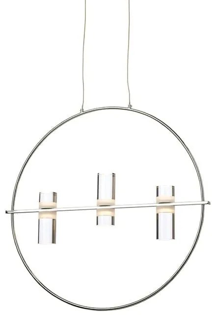 Φωτιστικό Οροφής Led 2835 JNEP12LED53CH 12W 3000Κ 1080lm D53XH173 Chrome Aca Decor Aluminium