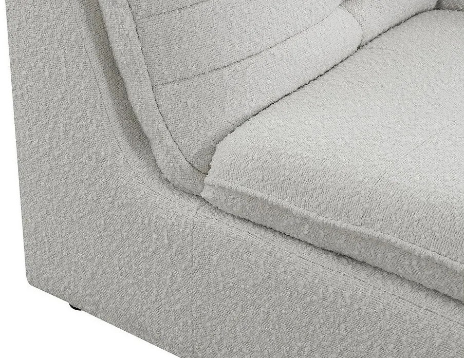 Πολυμορφική πολυθρόνα Riverton L103, Άσπρο, 84x94x94cm, Ταπισερί, Πόδια: Πλαστική ύλη