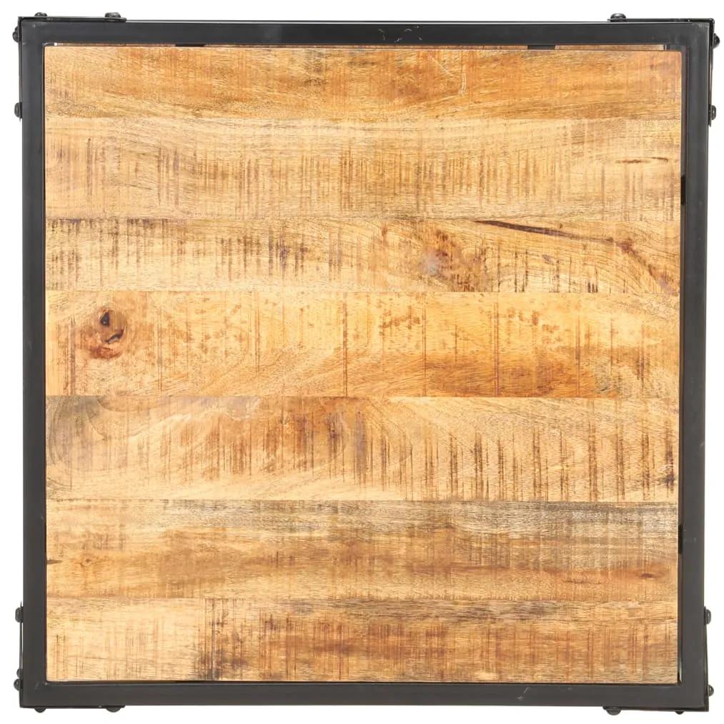 vidaXL Τραπεζάκι Σαλονιού 60 x 60 x 35 εκ. από Μασίφ Ξύλο Μάνγκο