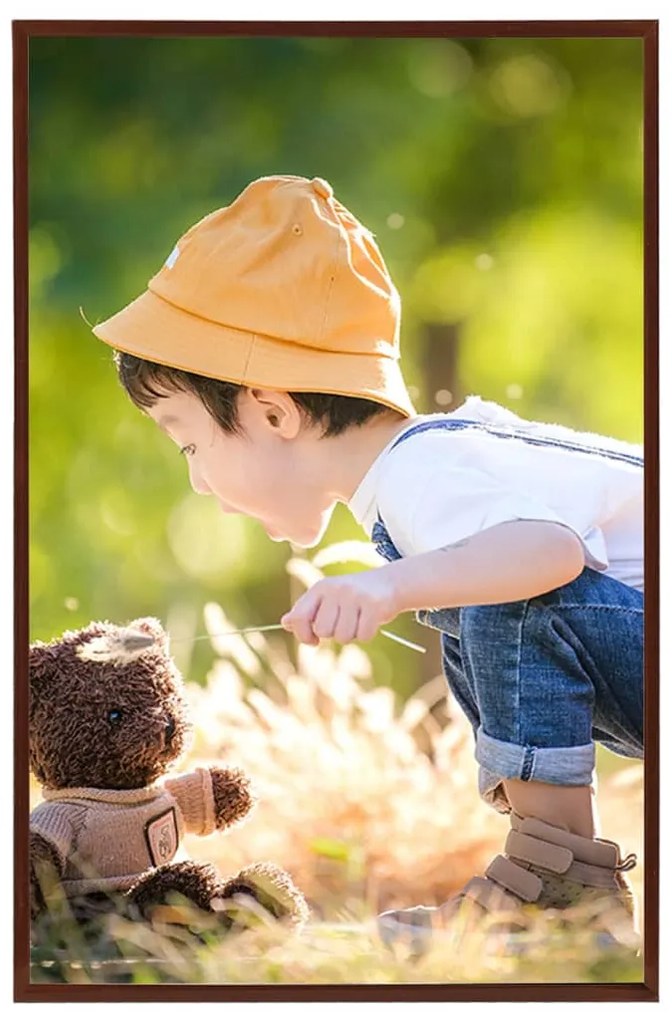 vidaXL Κορνίζες Κολάζ Επιτραπέζιες 5 τεμ. Μπρονζέ 21 x 29,7 εκ. MDF