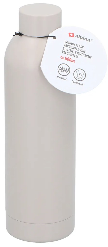 Μπουκάλι Θερμός 600ml Alpina 871125250676 Beige