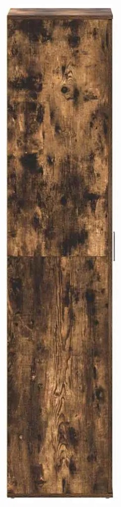 vidaXL Ντουλάπα Παπουτσιών Καφέ 80 x 39 x 180 εκ Επεξεργασμένο ξύλο