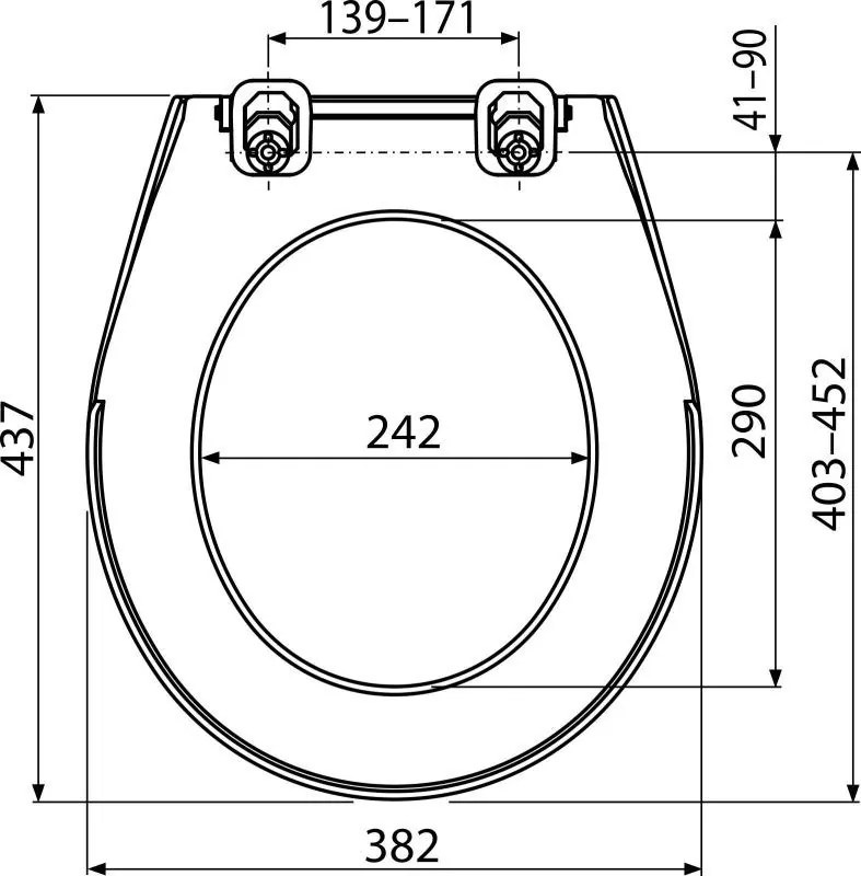 Κάλλυμα WC Alca Plast Simple