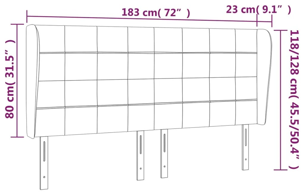 ΚΕΦΑΛΑΡΙ ΜΕ ΠΤΕΡΥΓΙΑ ΠΡΑΣΙΝΟ 183X23X118/128 ΕΚ. ΒΕΛΟΥΔΙΝΟ 3118019