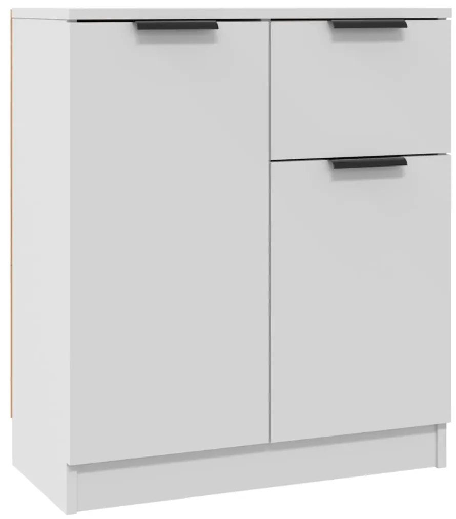 vidaXL Ντουλάπια 2 τεμ. άσπρο 60x30x70 εκ. Επεξεργασμένο Ξύλο