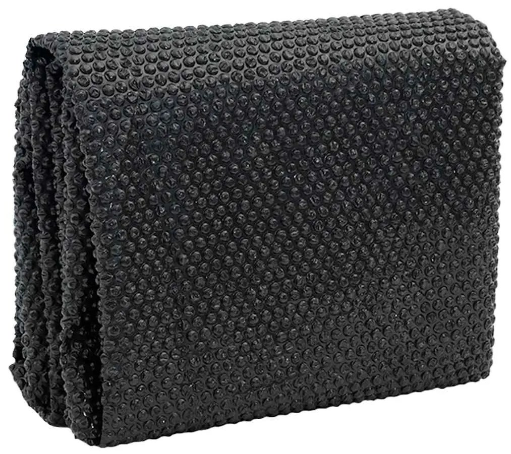vidaXL Κάλυμμα Πισίνας Ορθογώνιο Μαύρο 600 x 400 εκ. από Πολυαιθυλένιο