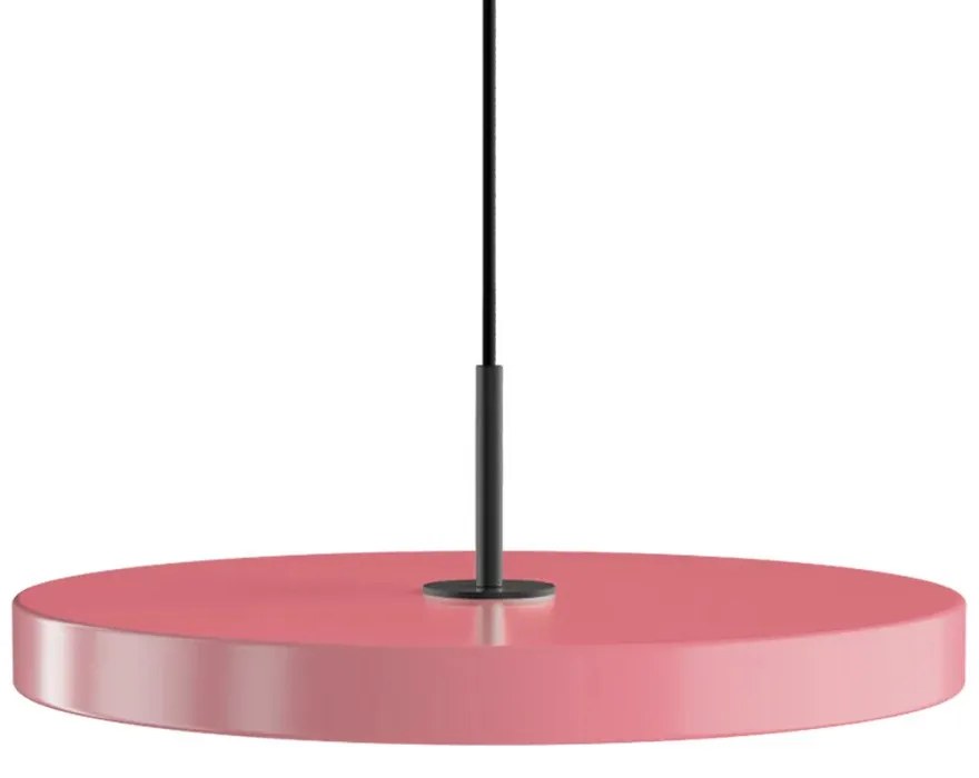 Φωτιστικό Οροφής Asteria Plus Medium Black 2568C4173 Φ43x14cm Led 1600lm 28W 2400-3000k Nuance Rose Umage