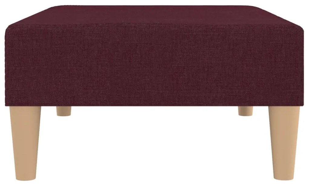 vidaXL Σκαμπό/Υποπόδιο Χρώμα Μοβ 78 x 56 x 32 εκ. Υφασμάτινο