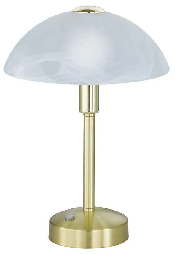 Φωτιστικό Επιτραπέζιο Led Donna 350Lm 30x22cm Brass Mat 525790108 Trio Lighting Metal, Glass