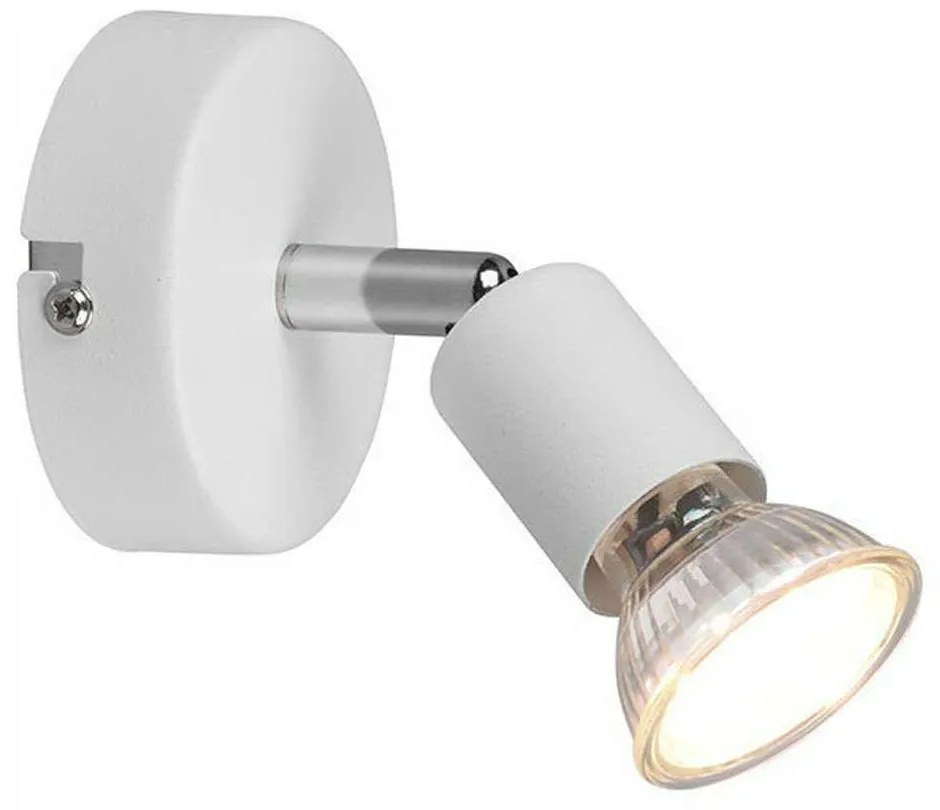 Φωτιστικό Οροφής - Σποτ Paris R80911031 1xGU10 35W Φ8cm 11cm White Mat RL Lighting Metal