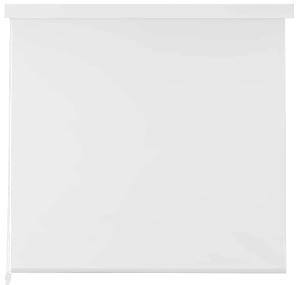 vidaXL Κουρτίνα Μπάνιου Ρολό Λευκή 100 x 240 εκ.