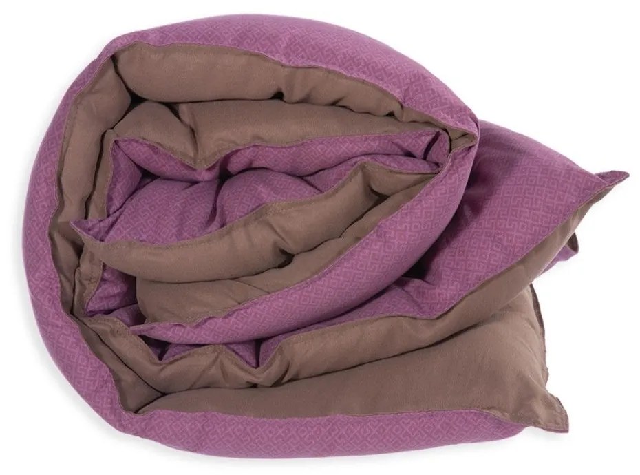 Πάπλωμα Bicolor-23 Mauve-Beige Nef-Nef Υπέρδιπλο 240x220cm Microfiber-Hollowfiber