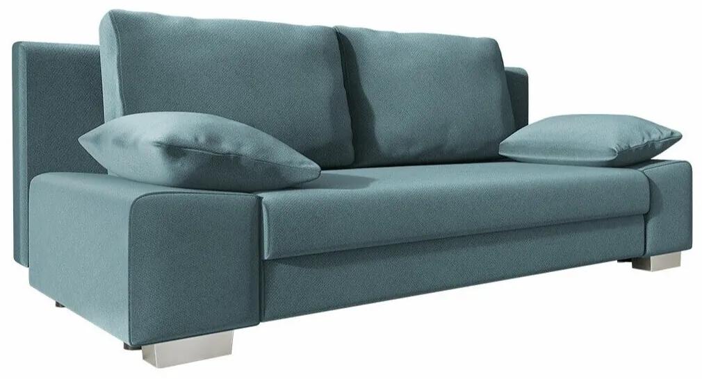 Καναπές κρεβάτι Comfivo 145, Αριθμός θέσεων: 2, Αποθηκευτικός χώρος, 77x200x87cm, 64 kg, Πόδια: Μέταλλο, Πλαστική ύλη | Epipla1.gr
