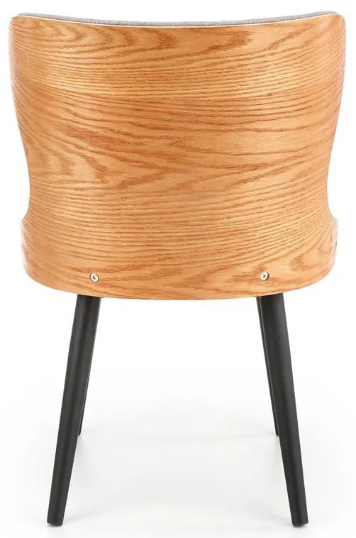 Dine 452 Καρεκλα Καφε / Γκρι 53x80x56cm