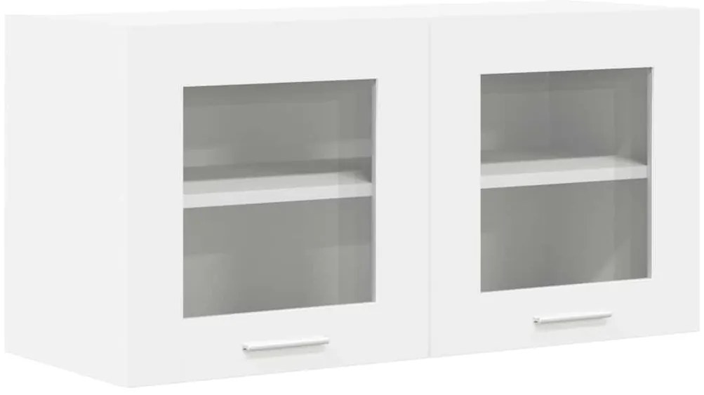 vidaXL Κρεμαστό ντουλάπι Λευκό 80 x 31 x 40 εκ Επεξεργασμένο ξύλο