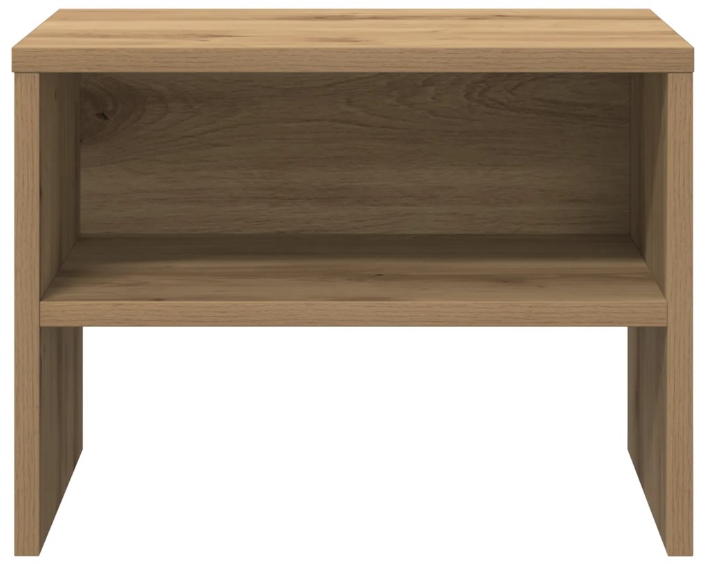vidaXL Κομοδίνο artisan δρυς 40 x 30 x 30 εκ Επεξεργασμένο ξύλο