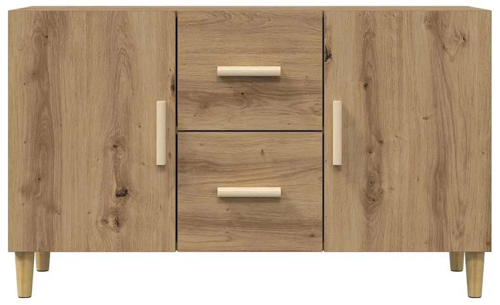 vidaXL Σκευοθήκη Δρυς τεχνίτης 100x36x60 cm Κατασκευασμένο ξύλο