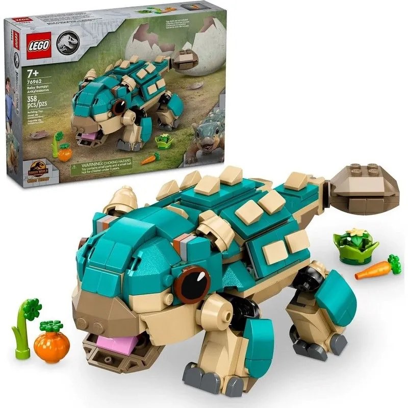 Jurassic World: Μωρό Ανκιλόσαυρος Μπάμπι (76962) 7 Ετών+ 358 Κομμάτια Multi Lego
