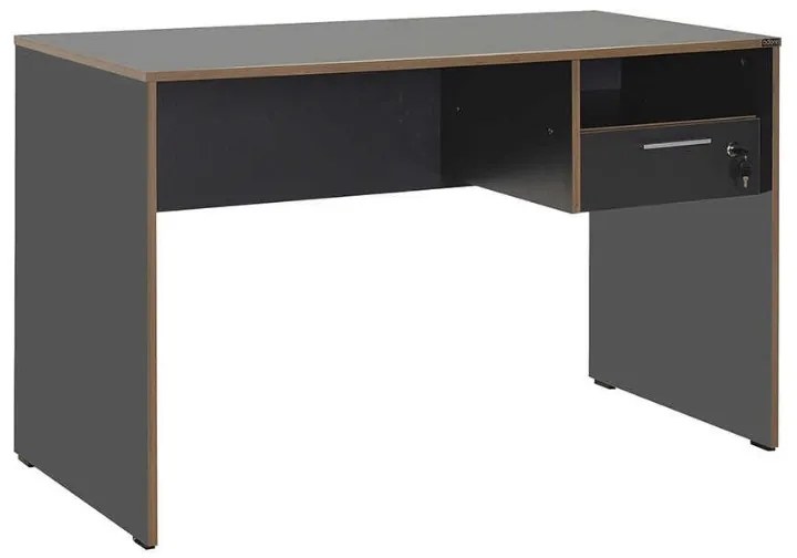 Γραφείο εργασίας Concept Megapap χρώμα ανθρακί 120x60x75εκ.-GP009-0249