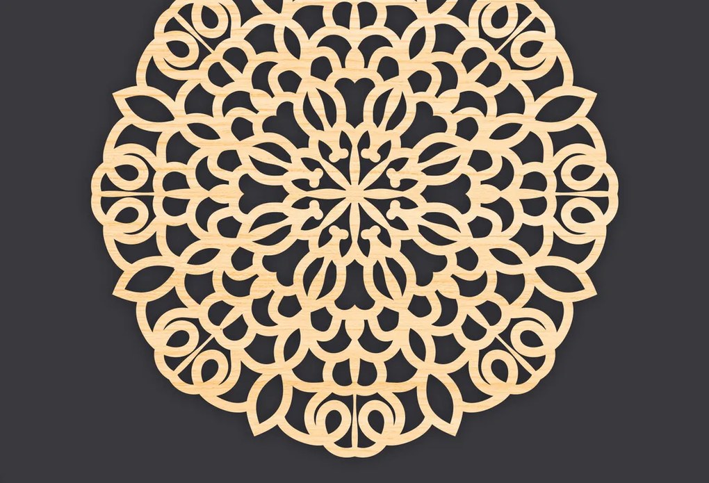 Intra απο ξύλο plywood 3mm-4mm πάχος 3D Mandala για Cricut Δίασταση 30x30 cm INTRAFABR-86059650