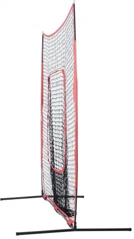 VEVOR 7x7 ft Baseball Softball Practice Net, Portable Baseball Training Net for Hitting Batting Catching Pitching, Backstop Baseball Equipment Training Aids with Carry Bag and Strike Zone