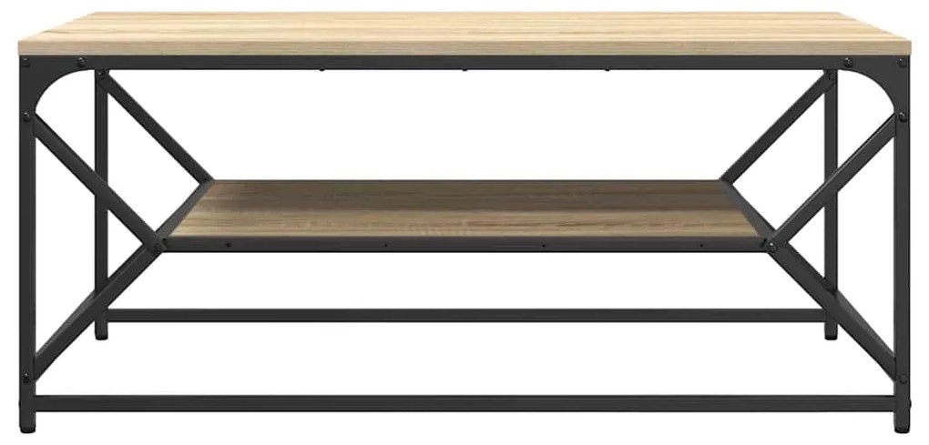 vidaXL Τραπεζάκι σαλονιού Δρύς Sonoma 90 x 50 x 40 cm