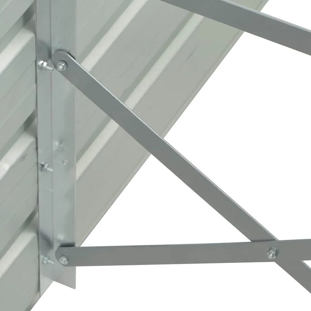 vidaXL Ζαρντινιέρα Υπερυψωμένη Πράσινη 100x40x77 εκ. Γαλβαν. Χάλυβας