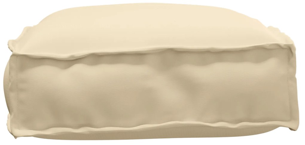vidaXL Μαξιλάρι Παλέτας για Καθίσμα Μπεζ 60x40x8 εκ. Oxford Fabric