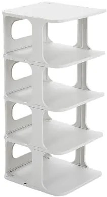 HOME USE παπουτσοθήκη HUH-0150, 5 θέσεων, 24.5x26.5x60cm, γκρι