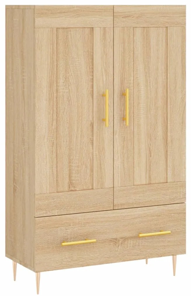 vidaXL Ντουλάπα Sonoma Δρυς 69,5 x 31 x 115 εκ. από Επεξεργασμένο Ξύλο