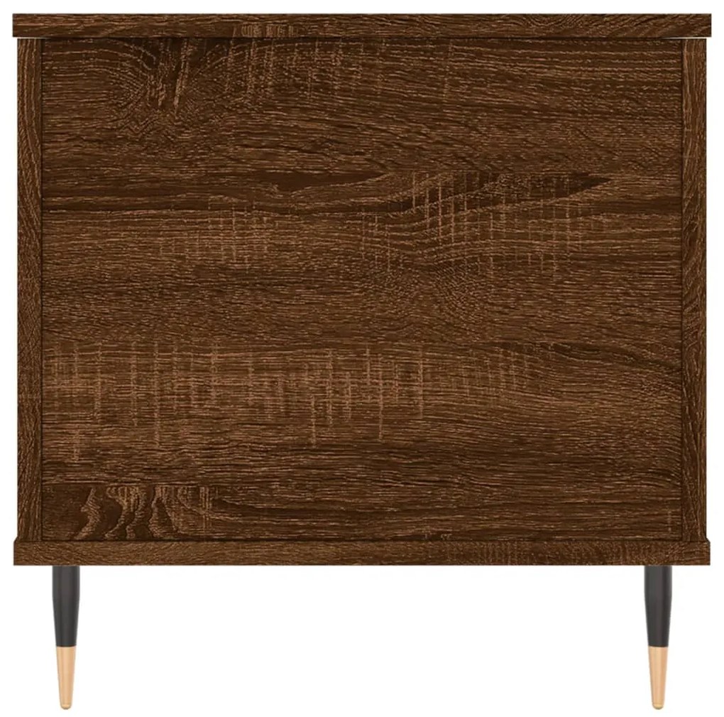 vidaXL Τραπεζάκι Σαλονιού Καφέ Δρυς 90x44,5x45 εκ. Επεξεργασμένο Ξύλο