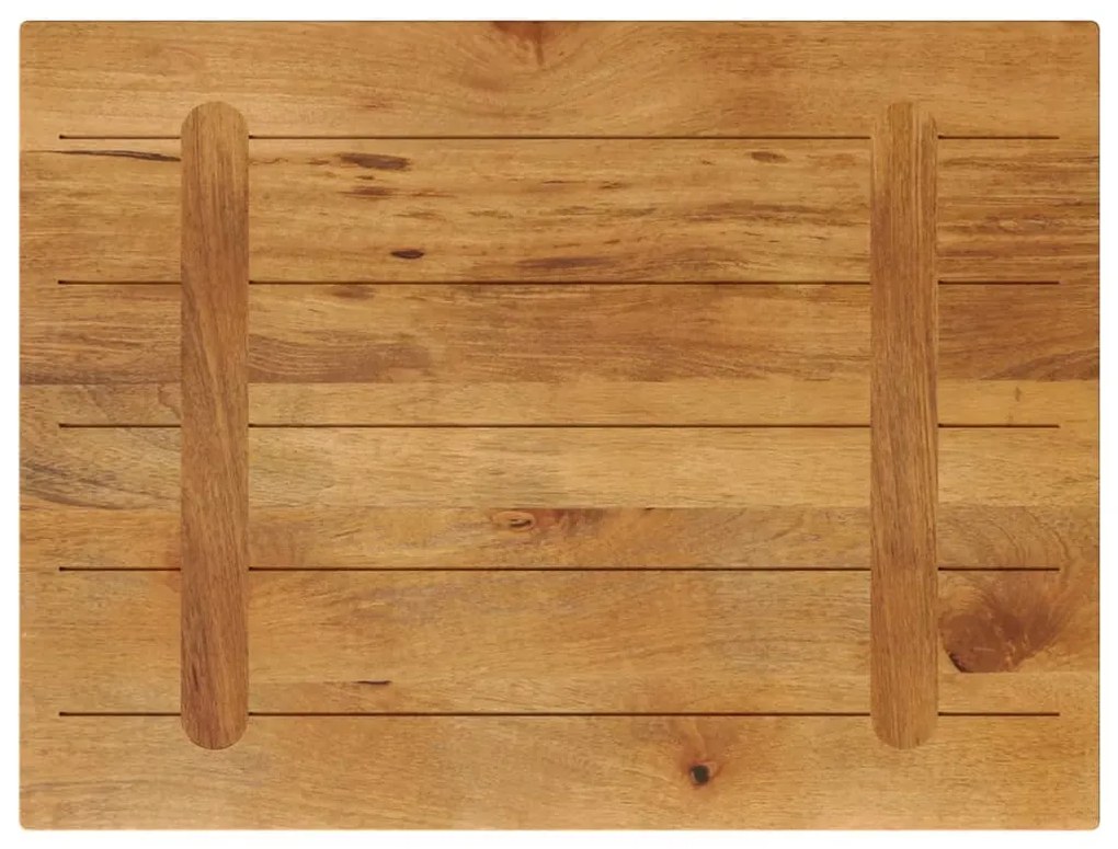 vidaXL Επιφάνεια Τραπεζιού Ορθογώνια 80x60x3,8 εκ. Μασίφ Ξύλο Μάνγκο