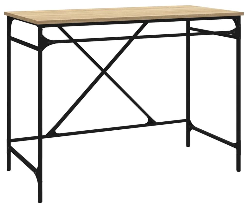 vidaXL Γραφείο Sonoma Δρυς 100 x 50 x 75 εκ. από Επεξεργασμένο Ξύλο