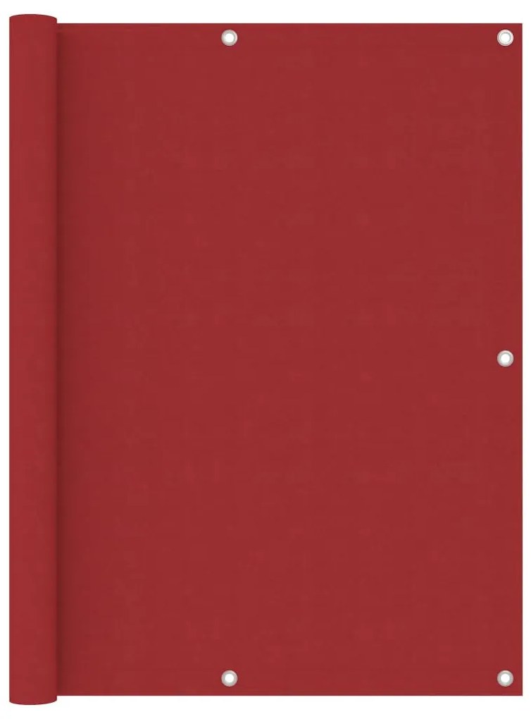 Διαχωριστικό Βεράντας Κόκκινο 120 x 300 εκ. Ύφασμα Oxford