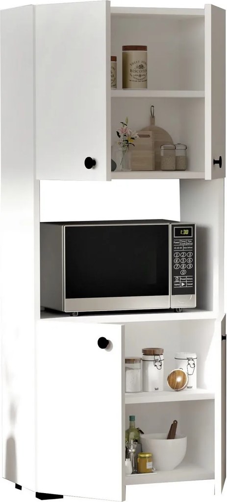Ντουλάπι Κουζίνας Λευκό AMARA 60x31,4x140