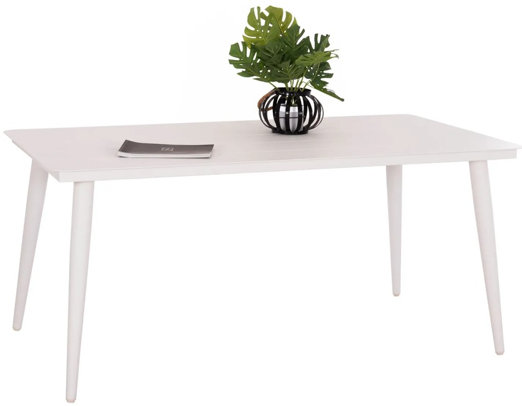 ΤΡΑΠΕΖΙ ΑΛΟΥΜΙΝΙΟΥ ΟΡΘΟΓΩΝΙΟ HIGER HM6291.02 ΛΕΥΚΟ 160x90x78Υεκ.