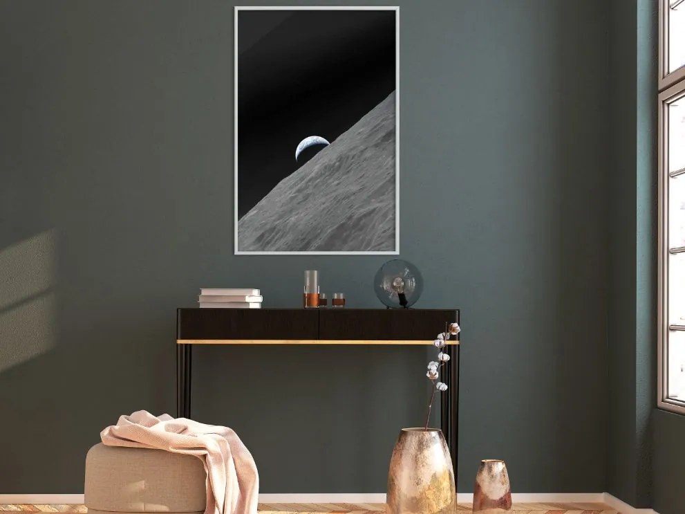 Αφίσα - Planet in the Shadow - 30x45 - Χρυσό - Χωρίς πασπαρτού