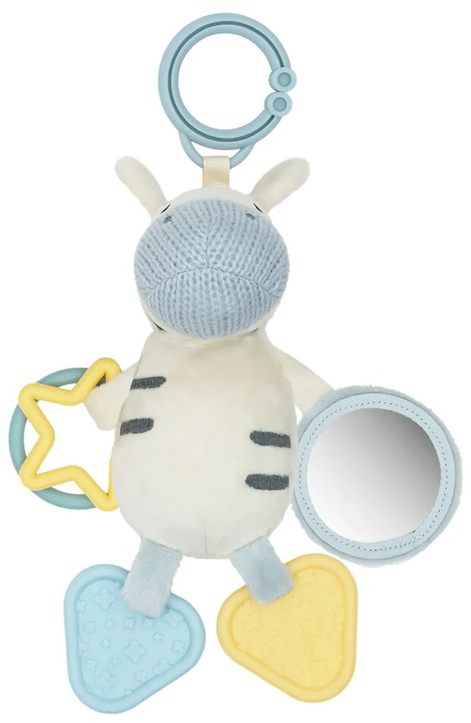Κρεμαστό Λούτρινο Ζωάκι Με Ήχο 22εκ. Kikka Boo Stripy Friends