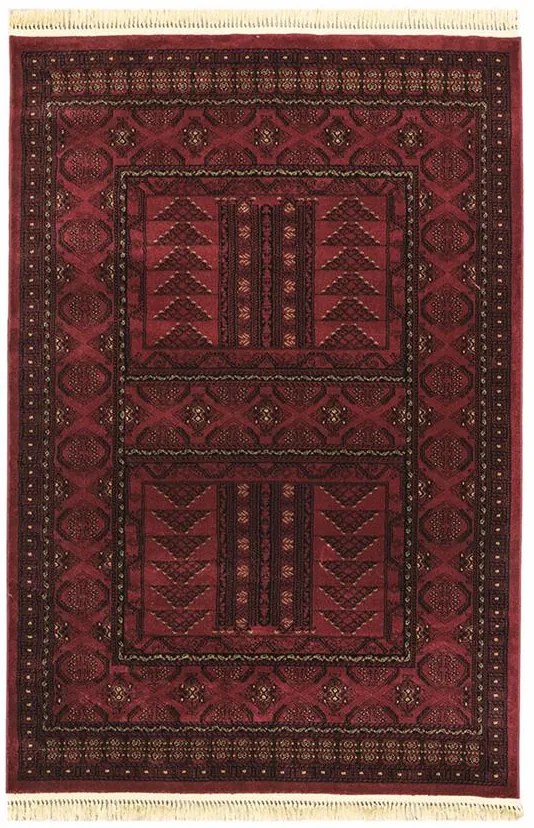 ΧΑΛΙ PERSIA 2288 BURGUNDY ΜΕ ΚΡΟΣΣΙ - 133X190  NewPlan