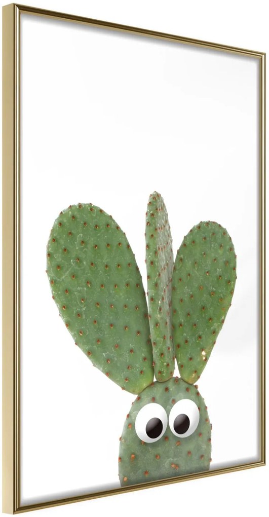 Αφίσα - Funny Cactus III - 40x60 - Χρυσό - Χωρίς πασπαρτού