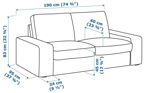 KIVIK διθέσιος καναπές 494.430.44
