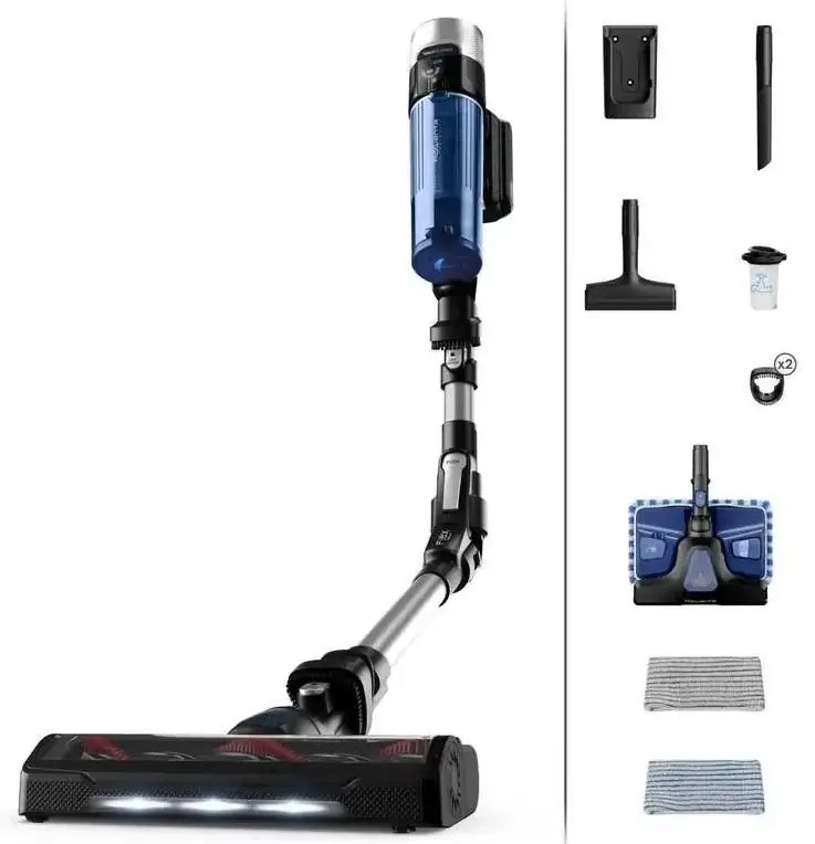 Rowenta RH20C0WO Επαναφορτιζόμενη Σκούπα Stick &amp; Χειρός 18V Τιρκουάζ
