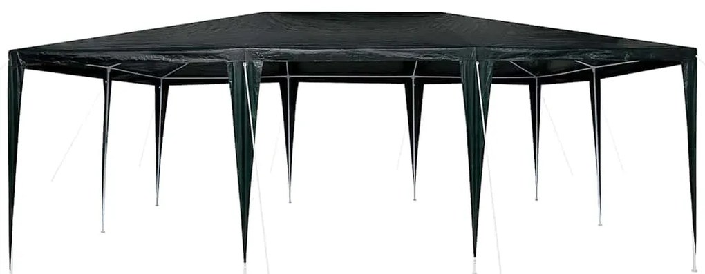 vidaXL Σκηνή Πάρτυ Πράσινο, Άσπρο 600 x 400 x 266 εκ